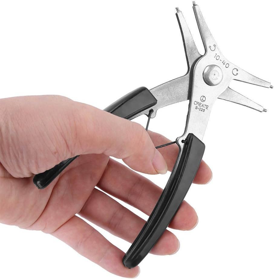 1Pc Snap Ring Pliers Internal/External Convertible Remove Retaining Rings Reassembling Tool image number 1