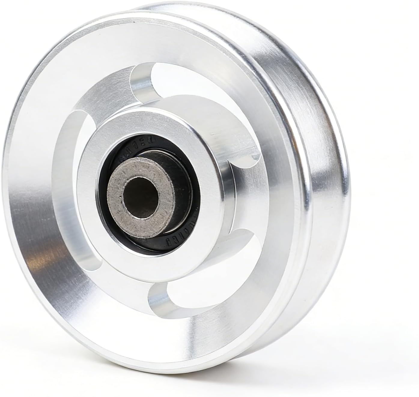 Yosoo Health Gear Fitness Pulley Wheel, Universal Aluminum Alloy Bearing Pulley Wheel Gym Diameter 90Mm&115Mm for Exercise Strength Training Accessory image number 3