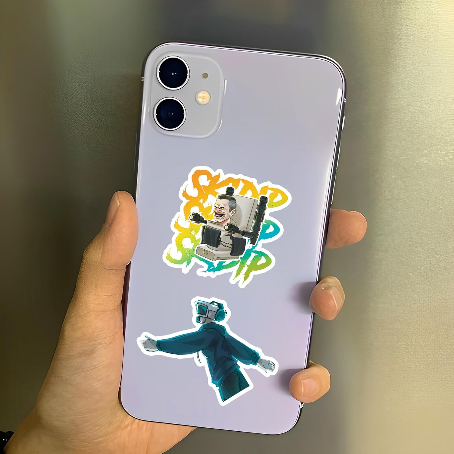 50PCS Game Skibidi Toilet Stickers Pack Kids Stickers Cute Cartoon Characters Game Stickers for Kids Teens Adults Waterproof Vinyl Kawaii Stickers for Water Bottle Laptop Luggage (Skibidi Toilet) image number 4