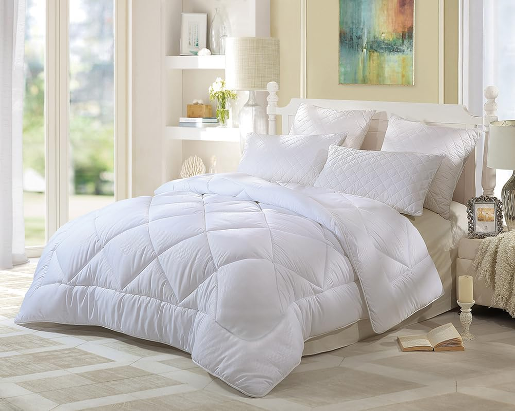 500GSM Washable Australian Wool Quilt Doona Duvet Blanket All Season Weight (King Single) image number 1