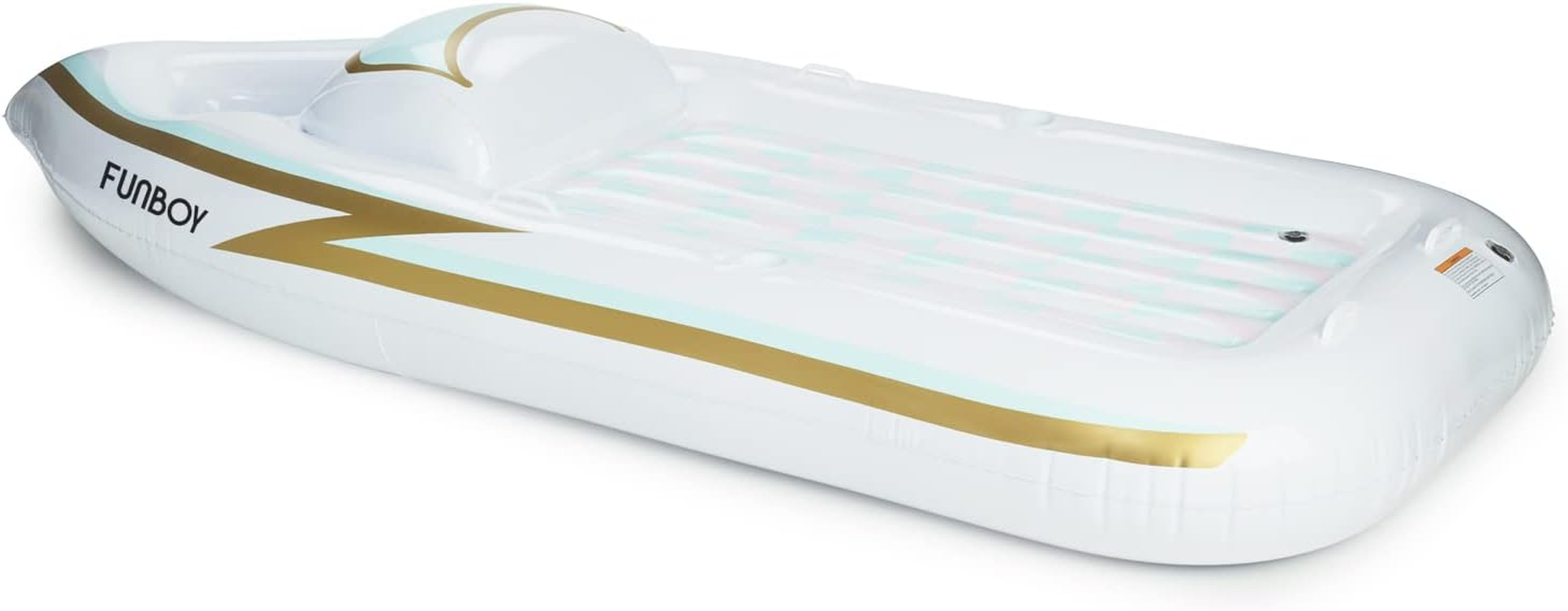 FUNBOY Giant Inflatable Yacht Speed Boat Pool Float, Two Cupholders, Luxury Float for Summer Pool Parties and Entertainment, Bundle Pack of 2 image number 2