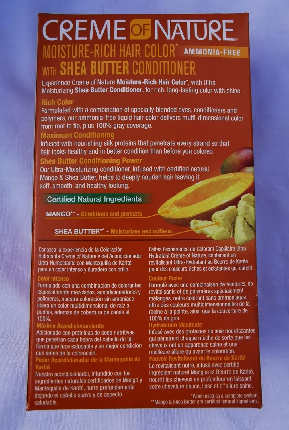 Creme of Nature Permanent Hair Color C32 Spiced Red image number 2