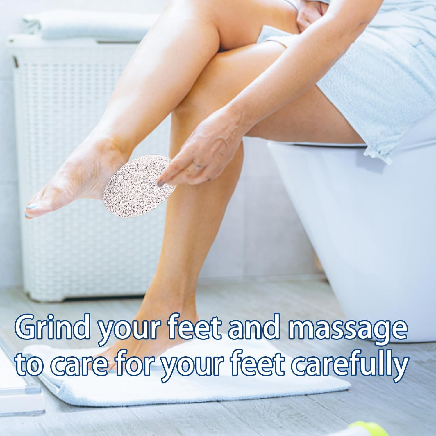 Pack of 3 Pumice Stone Foot Care, Pumice Stone Callus Remover Callus Remover Foot Stone Natural Pumice Stone for Calluses and Skin Hardening Removal image number 4