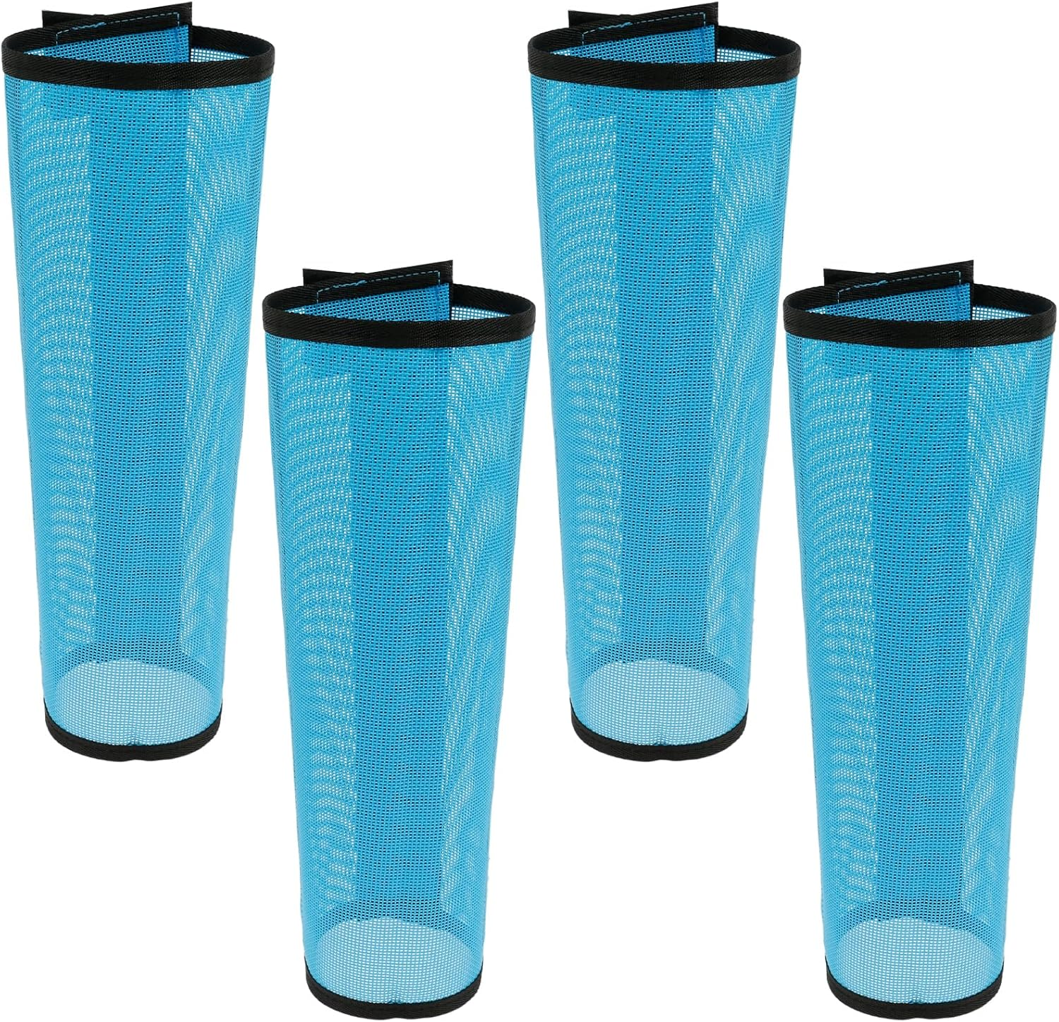 HSHGZSR 4Pcs Mesh Fly Boots for Horses 18.5&times;14.6 Inch Breathable Mesh Horse Boots Protective Horse Leg Wraps Horse Leggings Flies Fly Boots for Preventing Flies and Mosquitoes Bites image number 6