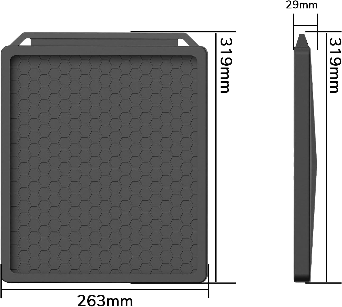 Daboot Starlink Mini Protector - Star Link Mini Case Silicone Cover for Mini Starlink Dishy Accessories Outdoor Travel Anti-Bump and Anti-Drop (White) image number 4