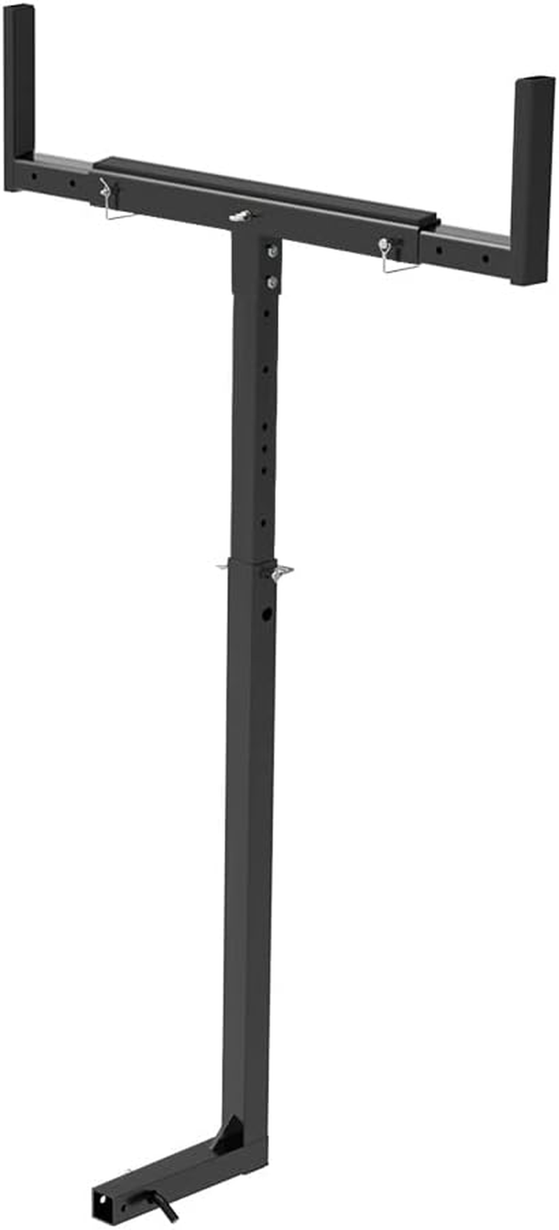 SAN HIMA Truck Bed Hitch Extender with Anti-Rattle Stabilizer Adjustable Width 700-1060MM, 160KG Max Load Fits 50MM/2" Standard Tow Bar Receivers for Ladder, Rack, Canoe, Kayak, Long Pipes and Lumber image number 1