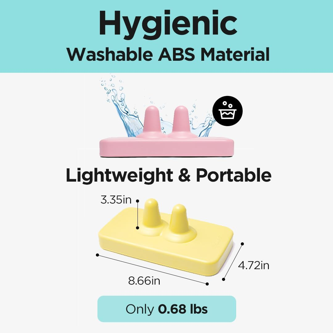 Danason - Self Manual Neck Massager, Suboccipital & Occipital Release Tool, Cervical Trigger Point Device for Neck and Lower Back Pain Relief, Deep Tissue Muscle Release Massage Tool (Pink) image number 4