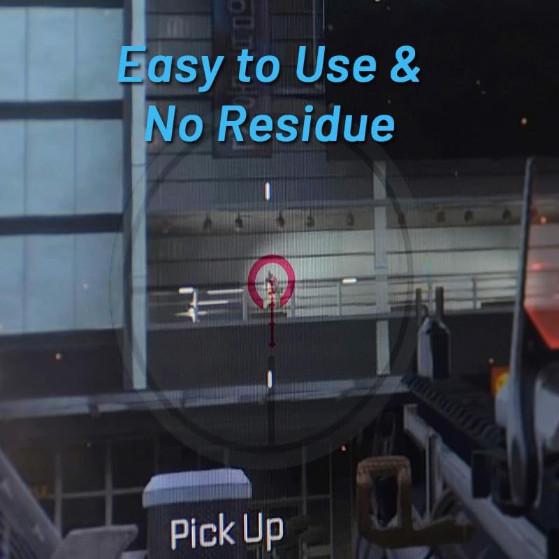 Transparent Clear FPS Aim Sight Assist Sticker - 2 Pack Games Fast Scope Monitor Decal No Scope TV Decal Shooting Target Stickers Decals for FPS Video Games TV Monitor and Mobile Phone (3 Pack)