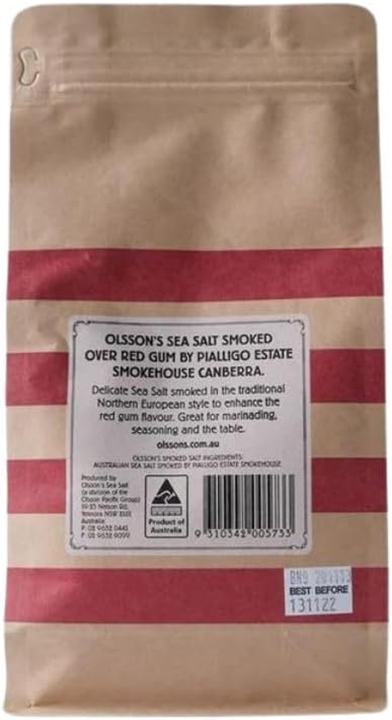 Red Gum Smoked Sea Salt, Award-Winning Flakes Smoked for 72 Hours, 1 Lb image number 1