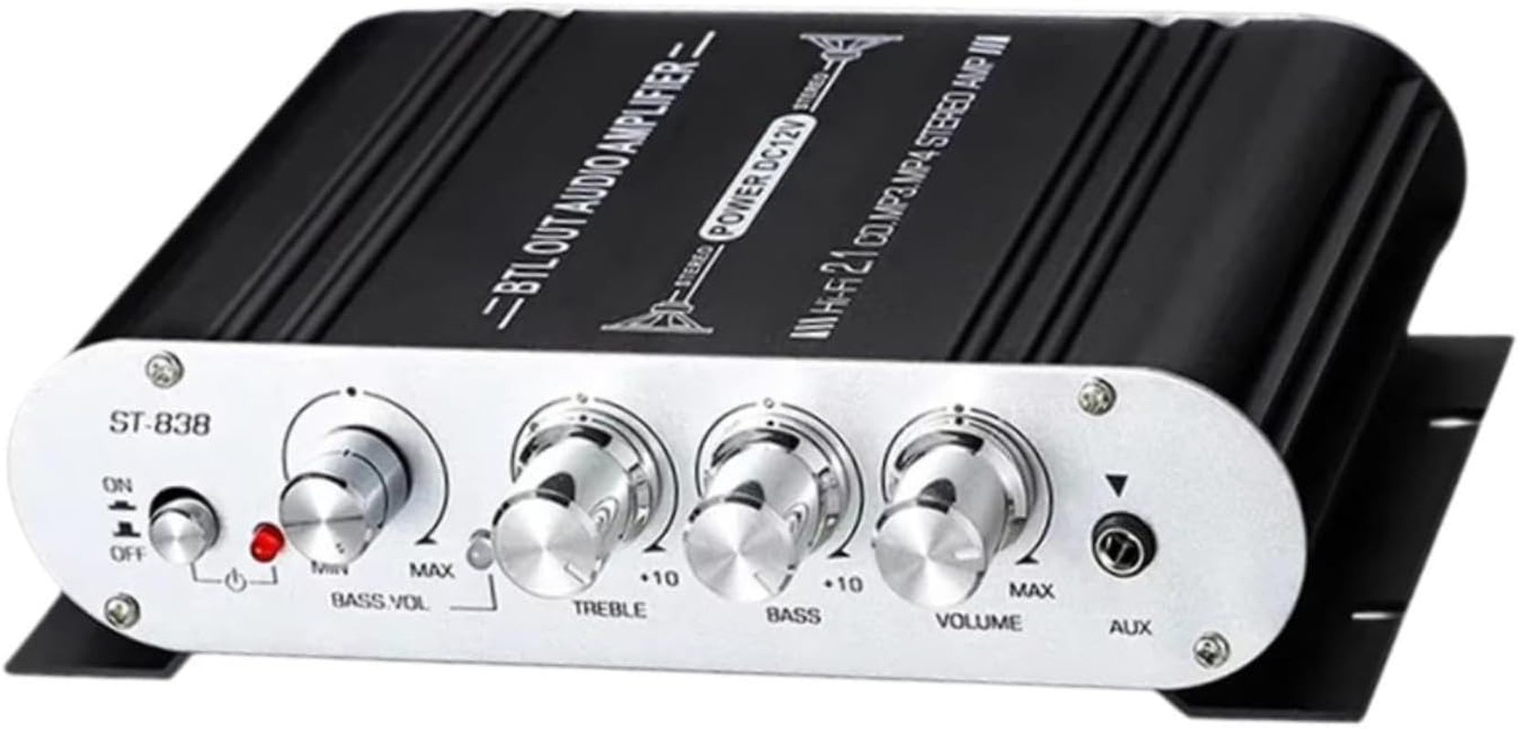 Magideal Audio Power Amplifier, 2.1 Channel Stable, for TV Home Speakers image number 5