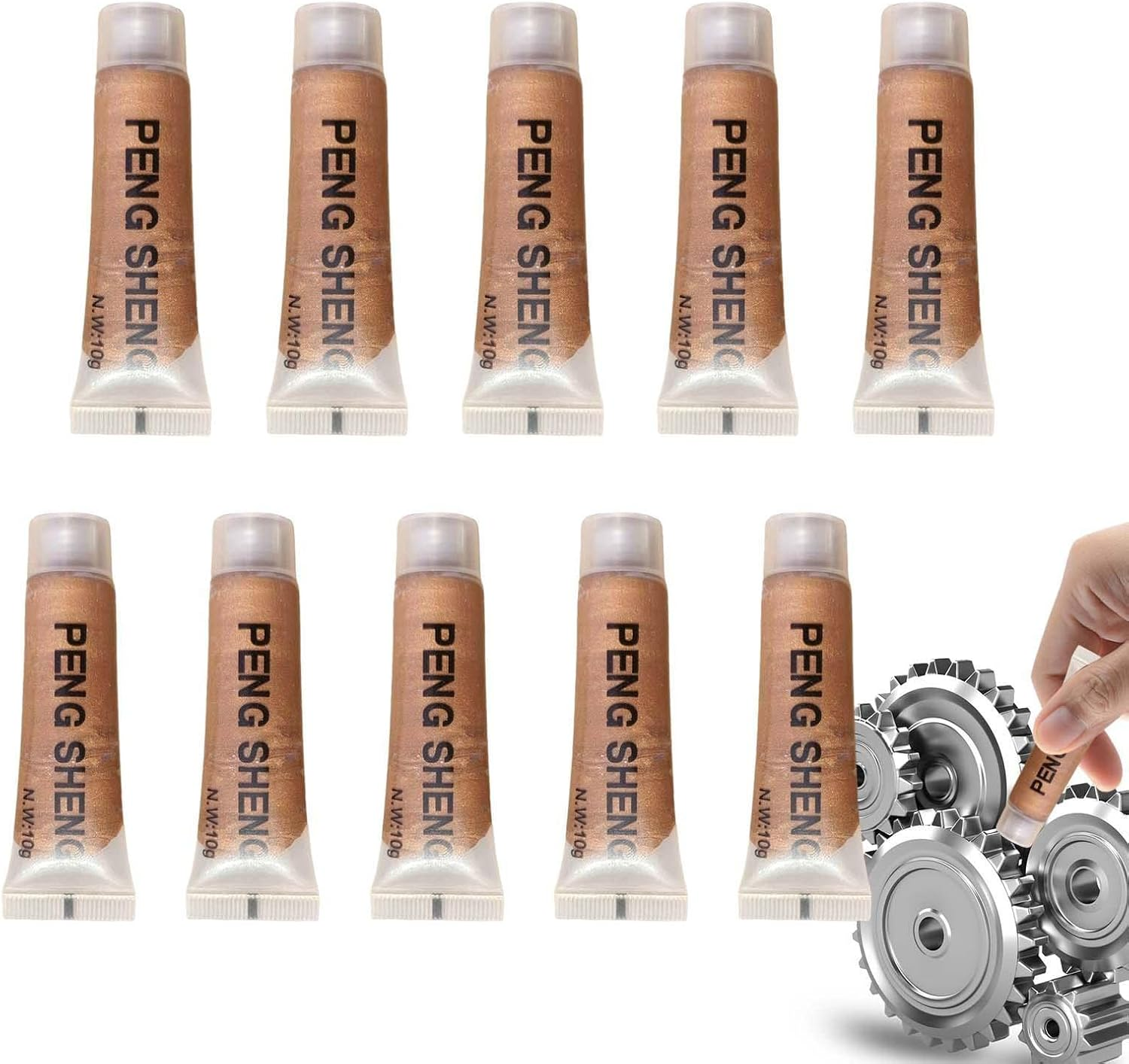 Anti-Squeak Brake Paste - High Temperature Brake Grease | Fast-Acting Anti-Seize Grease for Cycles, Dishwashers, Oven Grills Wynott image number 3