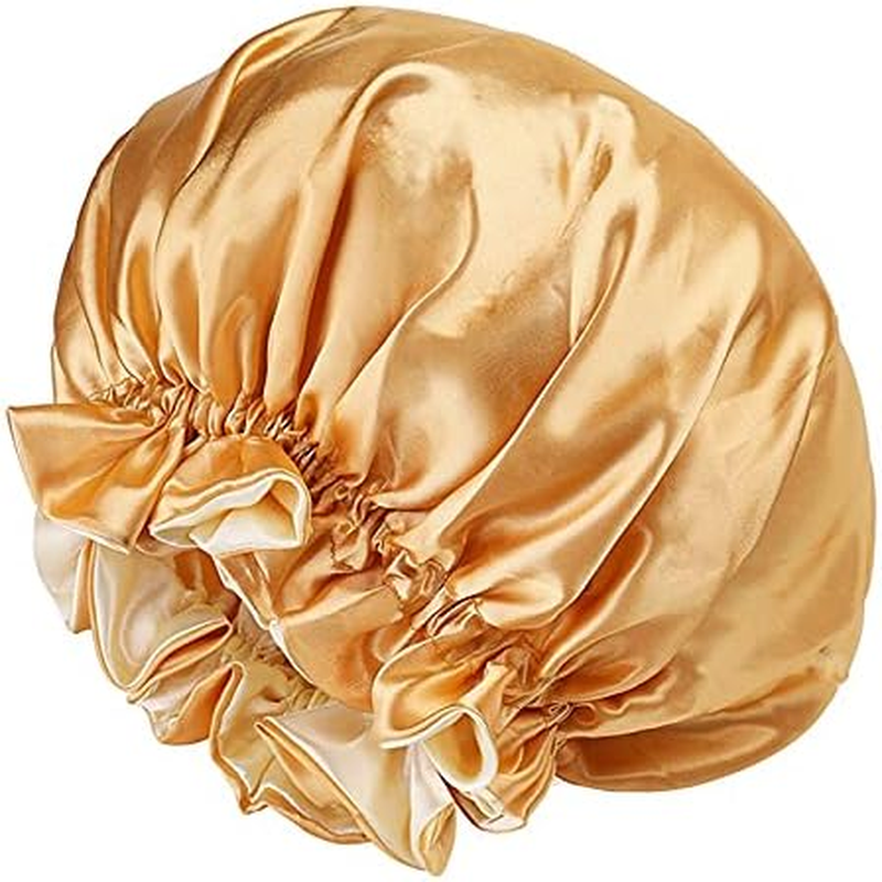 Licogel Lightweight Bohemia Man Yoga Sleeping Head Cover Elastic Unisex Soft Shower Cap Hair Loss Hat Night Sleep Cap image number 3