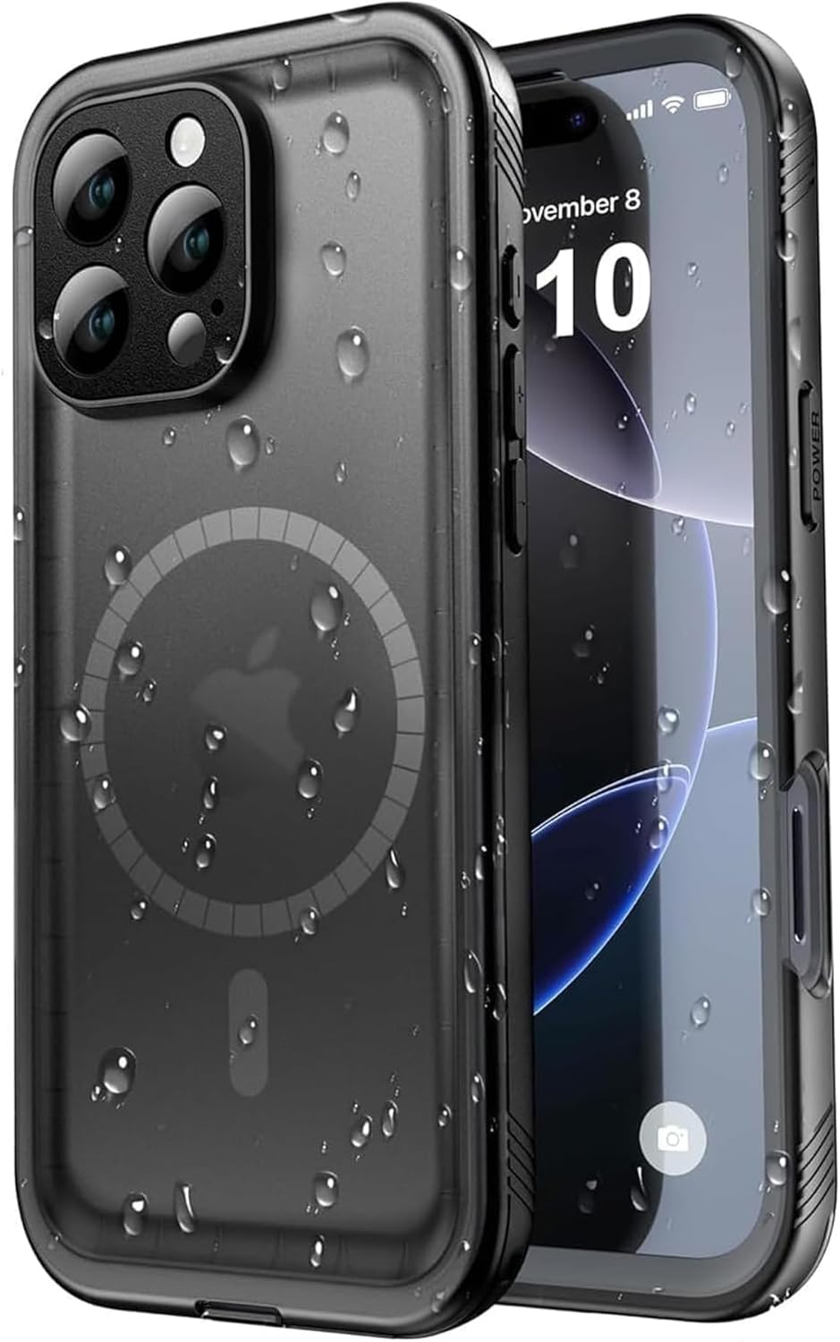 SPORTLINK for Iphone 16E Case - IP68 Waterproof Shockproof Dustproof, 360 Rugged Heavy Duty Cover with Built-In Screen Protector & Lanyard, Full Body Drop Proof Phone Case for Iphone 16E