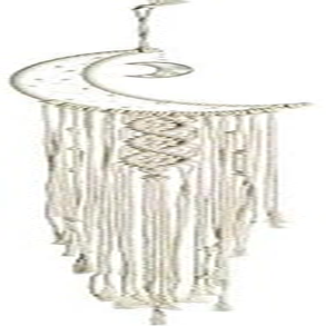 MOONFLY Black Moon Dream Catcher with Handmade Woven Cotton Dream Catchers Boho Macrame Wall Hanging Home Decoration Ornament Craft Gift (Black Moon)