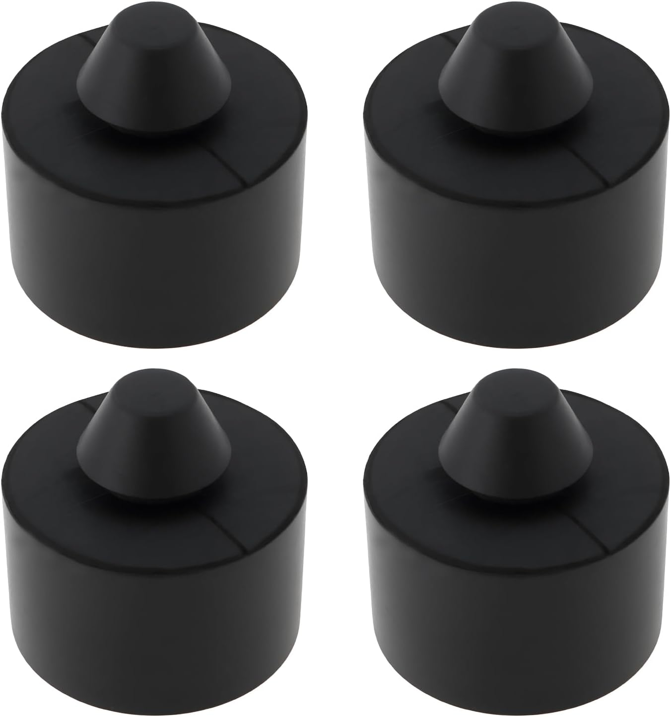 4Pcs 8Mm Motorcycle Seat Bump Stoper Rubber Buffer 25X15Mm Compatible with Honda image number 2
