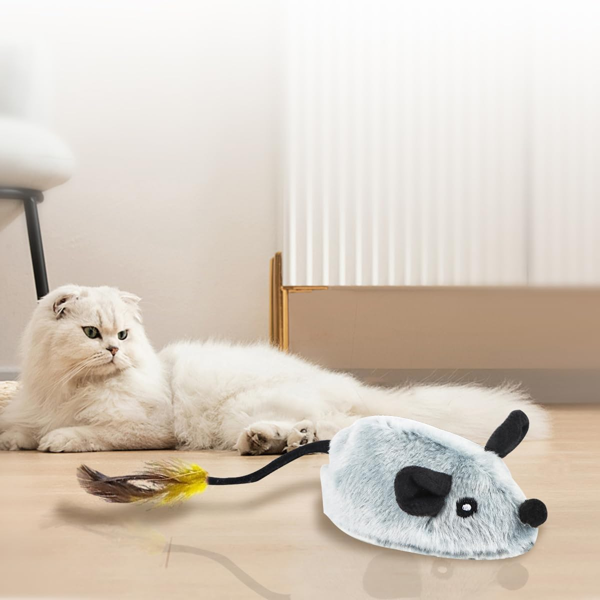 Cat Toy Mouse Cat Toy Mice Cat Toy Interactive Plush Cat Toy Mouse for Cat Interactive Toy Mouse for Cat Run against Boredom