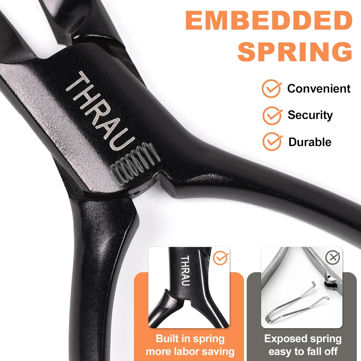 THRAU Toe Nail Clipper for Ingrown or Thick Toenails, Nail Cutter Podiatrist Toenail Trimmer for Manicure, Pedicure