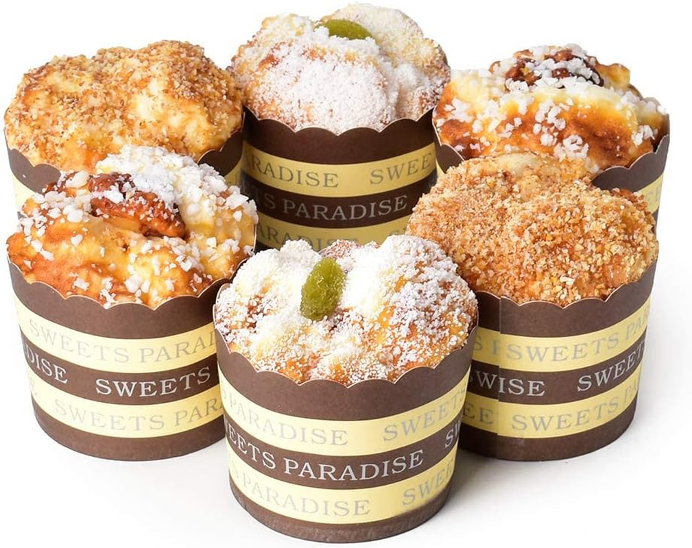 R.Flower 6 PCS Simulation Sprinkle Artificial Food Cake Kitchen Toy Decoration Fake Cupcake image number 3