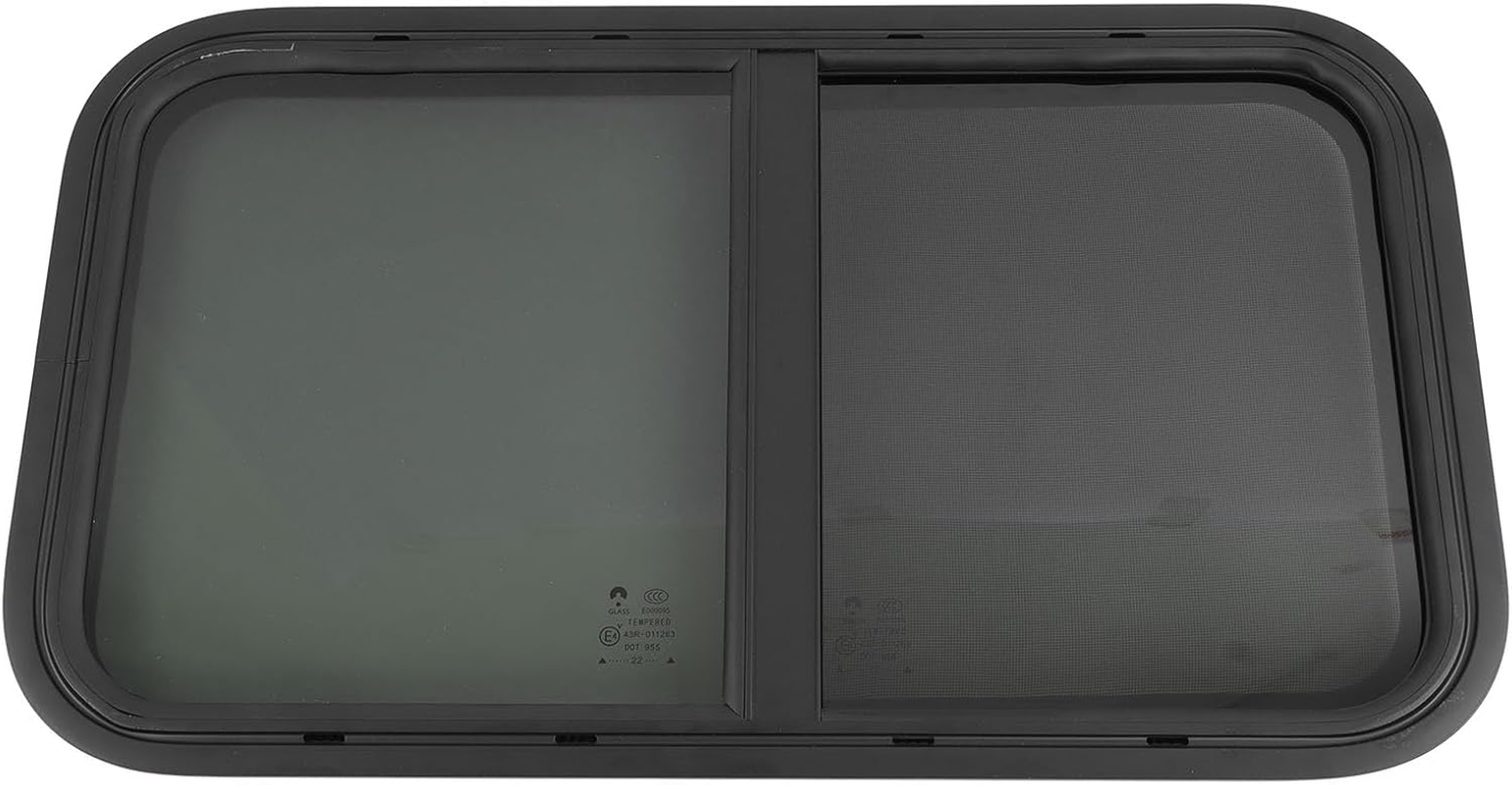 Replacement of the Tempered Glass RV Window with a Trailer Screen, Privacy for Recreational Vehicle Owners