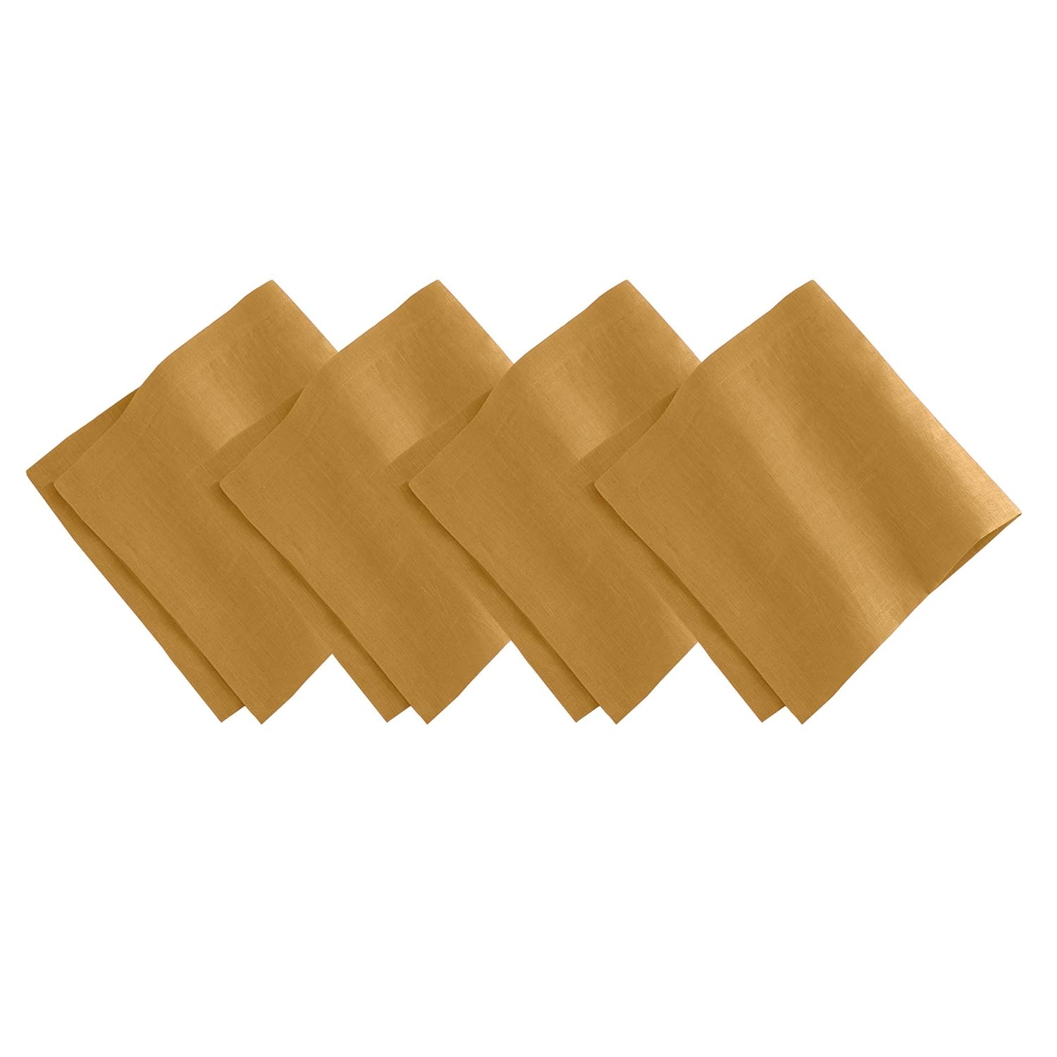 Villeroy and Boch La Classica Napkin Collection, White/Silver, 21"X21" (Set of 4)