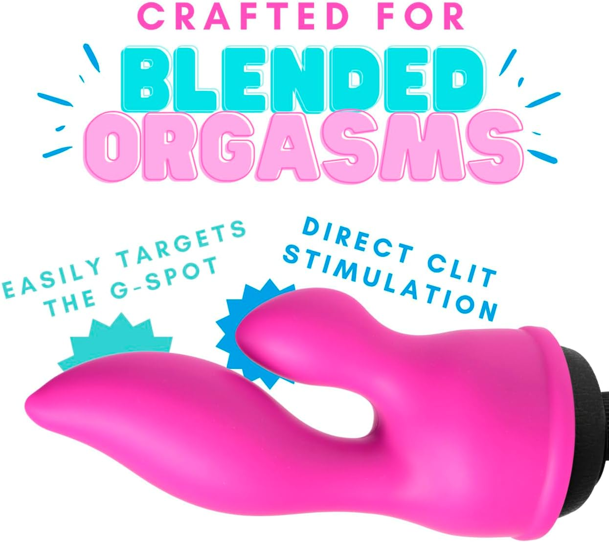 Wand Essentials Euphoria G-Spot and Clit Stimulating Silicone Wand Massager Attachment image number 1