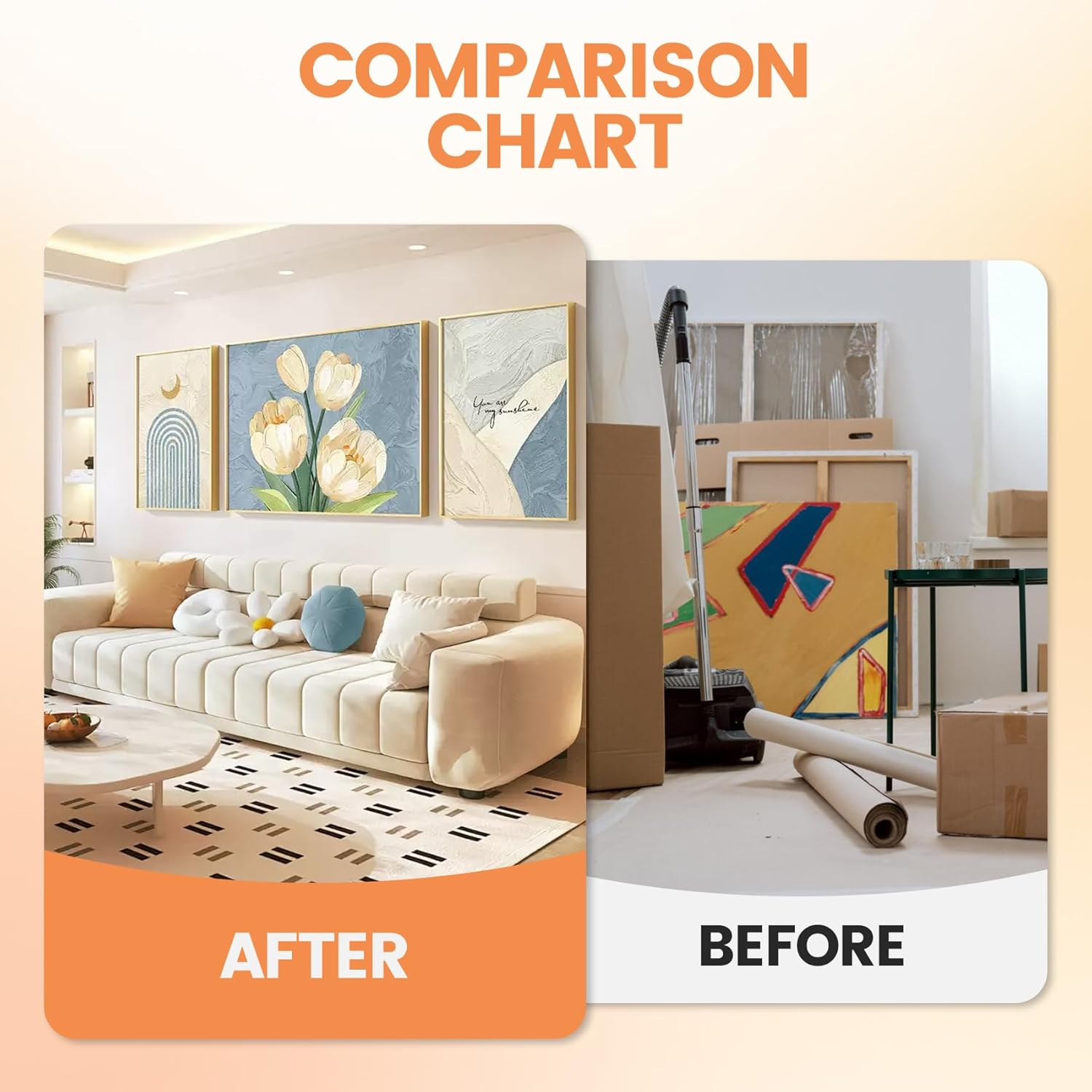 Coshar 10Pcs Tile Display Wall Hanger Thicken Stainless Steel Flat J Hook Hanger Billboard Hook Fastener - Black (Inner Width 25Mm) image number 1