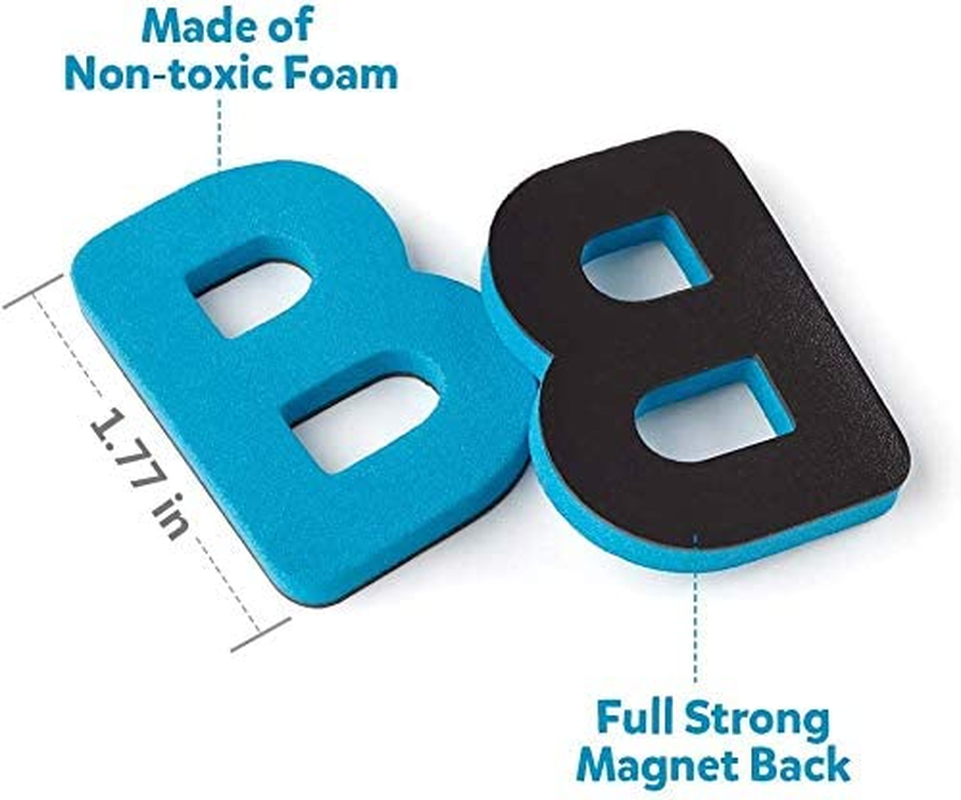 Alphabet Letters 208 Pcs with Writing Board and Storage Box - Uppercase Lowercase Foam Alphabet ABC for Fridge Refrigerator - Educational Toy Set for Classroom Kids Learning Spelling image number 3