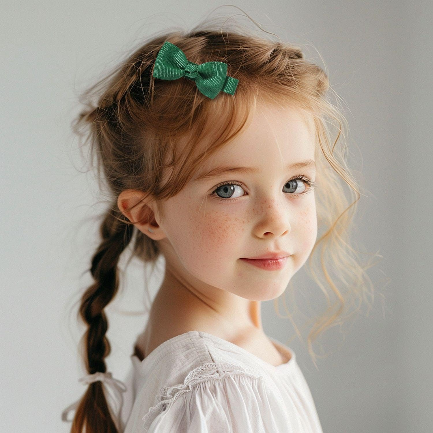 Pack of 3 Bow Hair Bands and 3 Pieces Bow Hair Clips, Bow Hair Accessories, Cute Hair Accessories, Girls Hair Accessories, School Hair Accessories image number 1