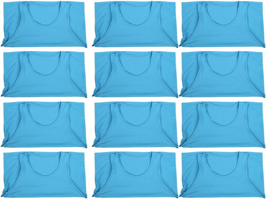 Size Kid Sports Vest, Training Bibs, Blue Lightweight Size Cycling Sports Dancing and Fishing for Soccer Basketball Outdoor Sports Ball Sports Running image number 1