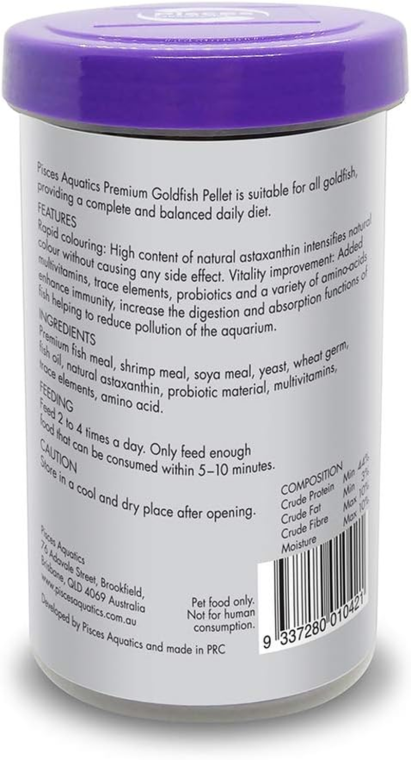 Pisces Aquatics Goldfish Pellet 85G