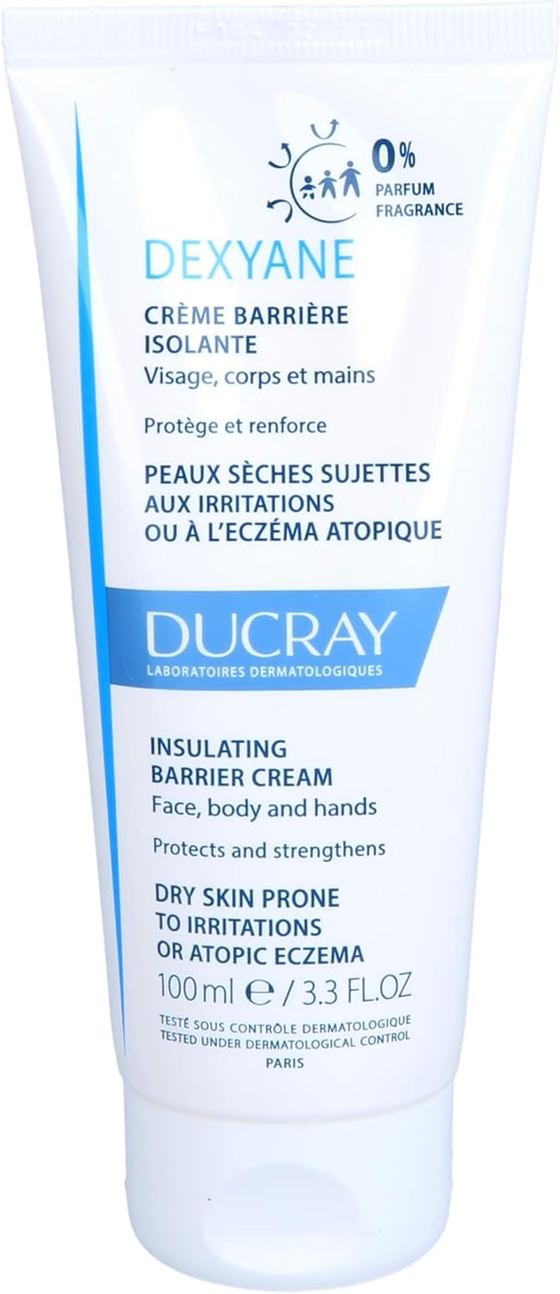 Ducray Dexyane Protective Barrier Cream for Face, Body and Hands 100Ml image number 3