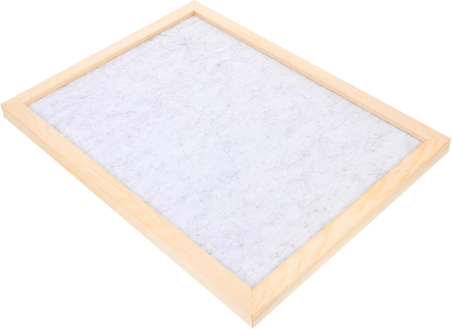 Tofficu Children DIY Memo Bulletin Board 30X30Cm Hexagon Cork Photo Message Board Wooden Frame for Classroom and Home Display