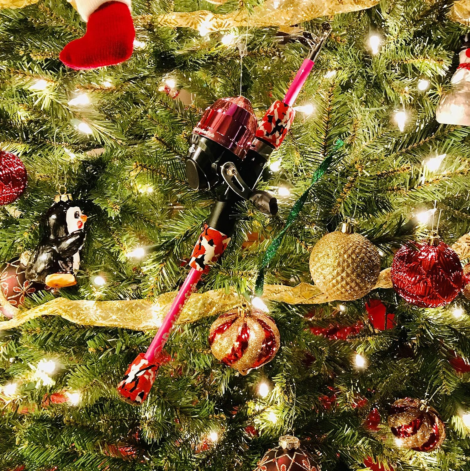 Daddygofish Kids Fishing Pole &ndash; Telescopic Rod & Reel Combo with Collapsible Chair, Rod Holder, Tackle Box, Bait Net and Carry Bag for Boys and Girls - 5 Feet, Blue image number 5