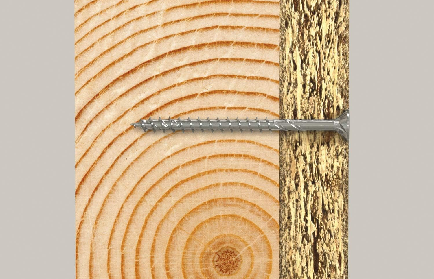 Fischer-Fpf II Screws, Box of Screws for Wood, Partial Thread, 4.5 X 60, Zinc Plated, Pack of 20