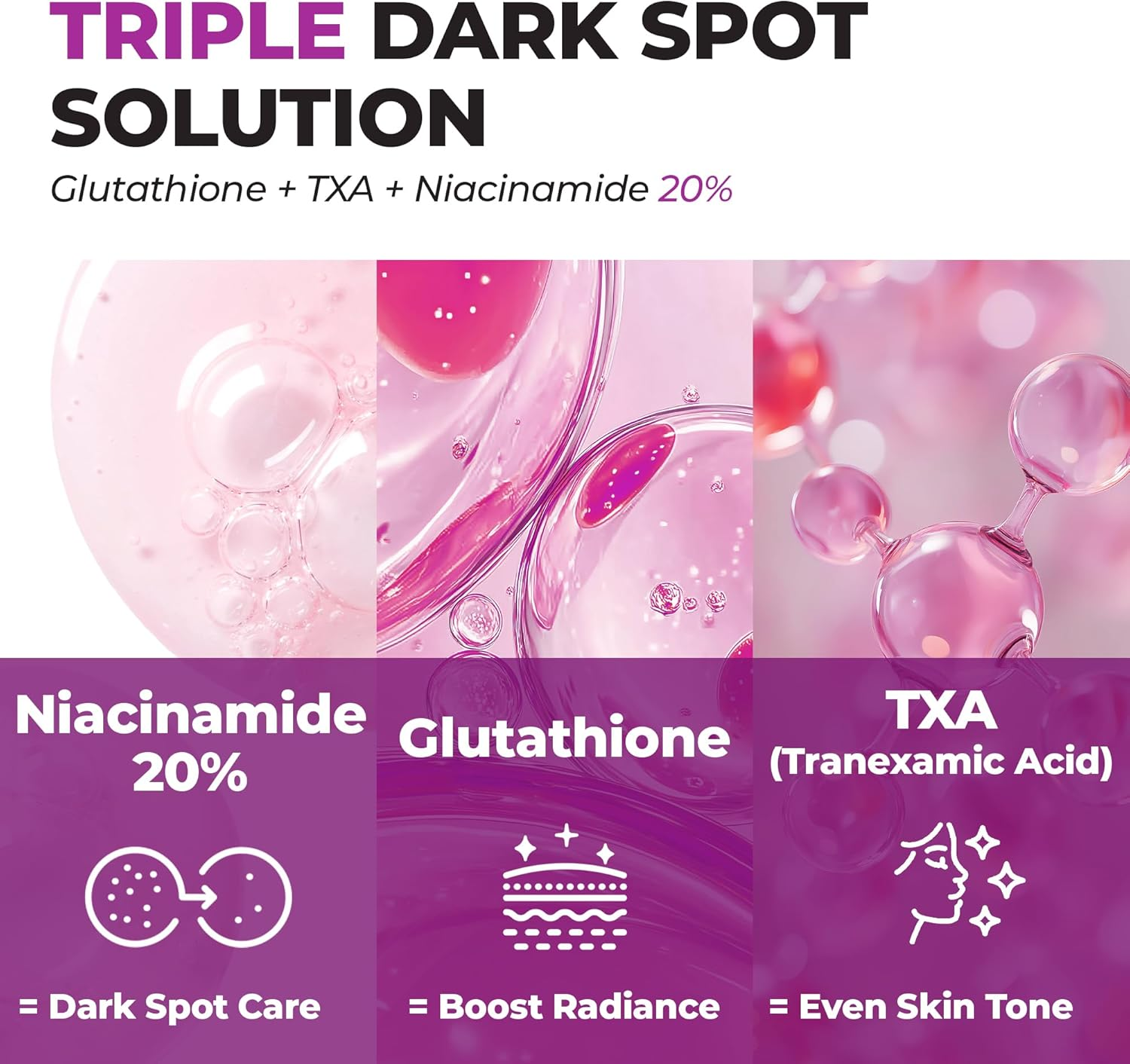 JUMISO Niacinamide 20 Serum - Korean Face Serum with Glutathione, TXA Tranexamic Acid and Centella Complex - Reduces Pigmentation, Uneven Skin Tone, Pore Care for Sensitive Skin, 1.35 Fl.Oz. image number 5