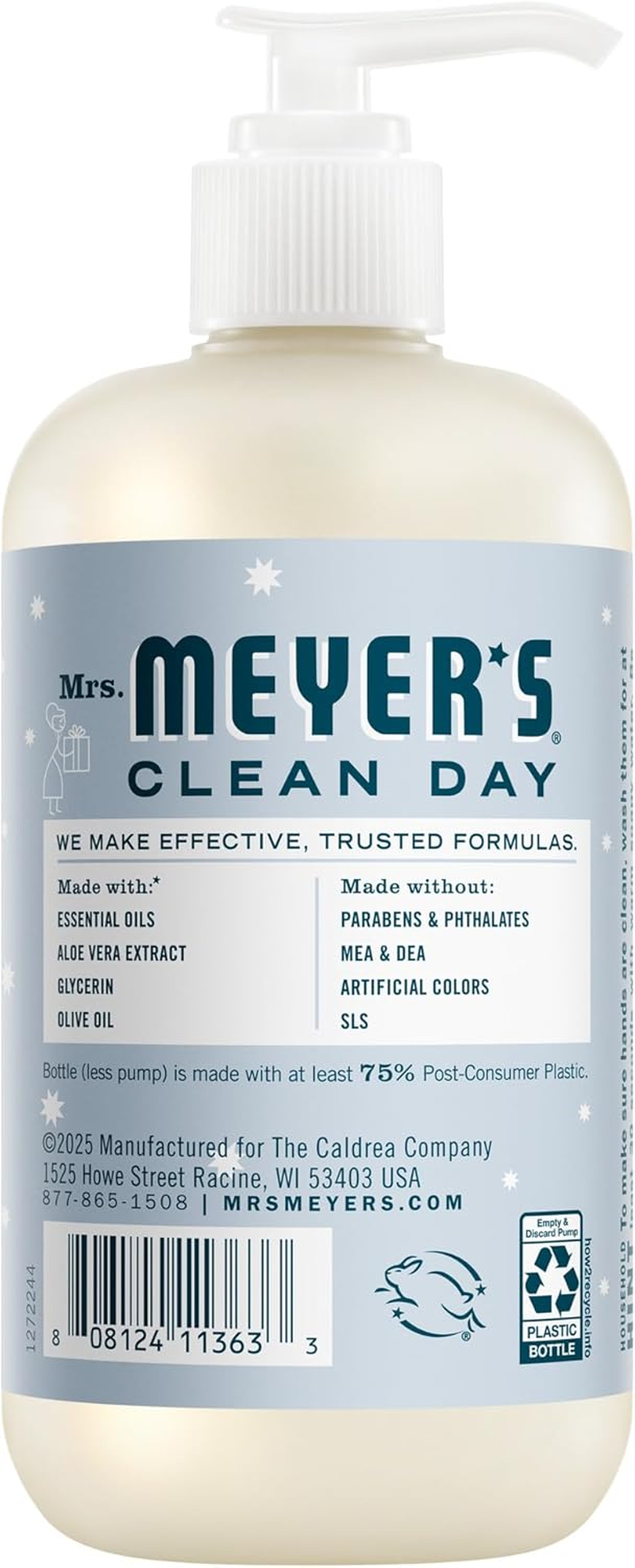 Liquid Hand Soap, Snowdrop Holiday Seasonal, 12.5-Oz. 11363 image number 6