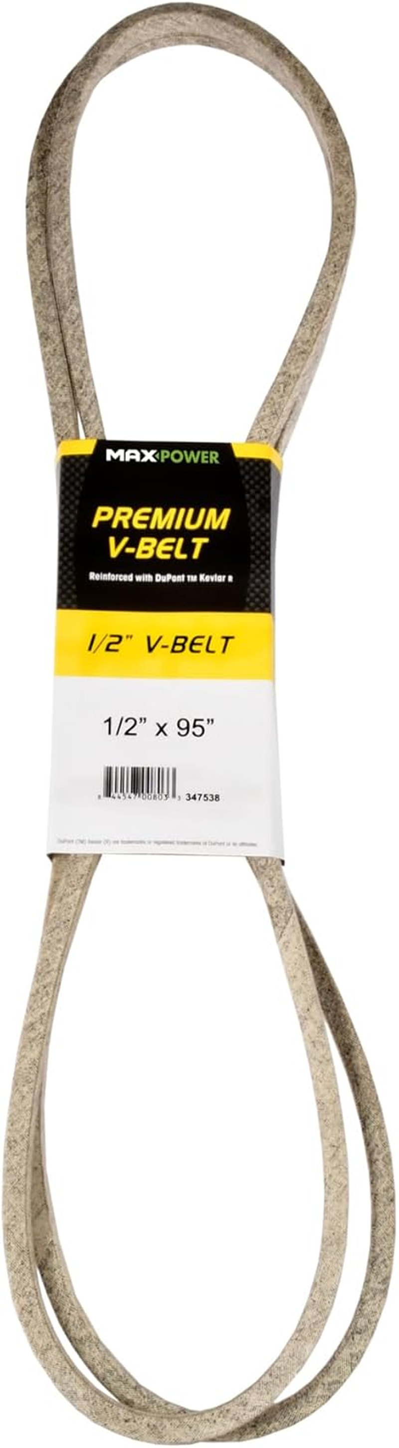 Maxpower V-Belt 347538, Kevlar Reinforced, 1/2 Inch X 95 Inch - 4L950 - Outer Length L(A) 2430 Mm. image number 4