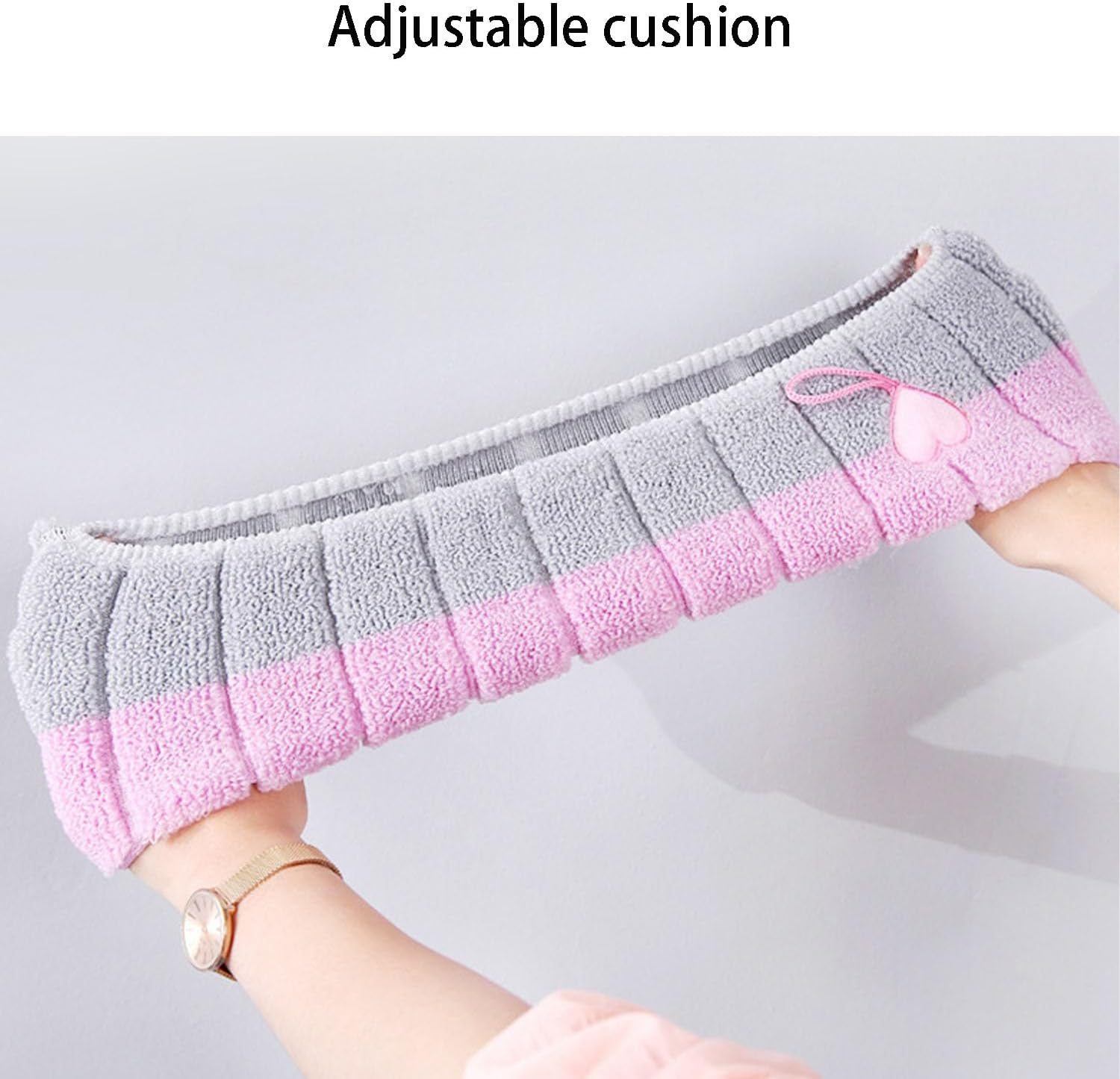 Toilet Seat Cover Pad with Handle 4PCS, Thicker Stretchable Washable Fits All Oval Toilet Seats image number 3