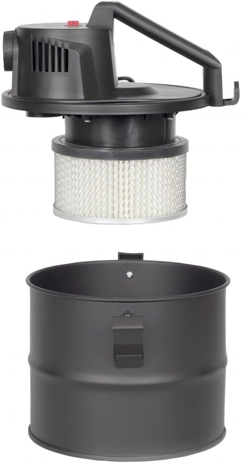 Livoo - Ash Vacuum Cleaner DOH139-600W, Fireplace, Wood Stove or Barbecue, 4L Metal Tank, HEPA Filter, Compact, Less than 2 Kg