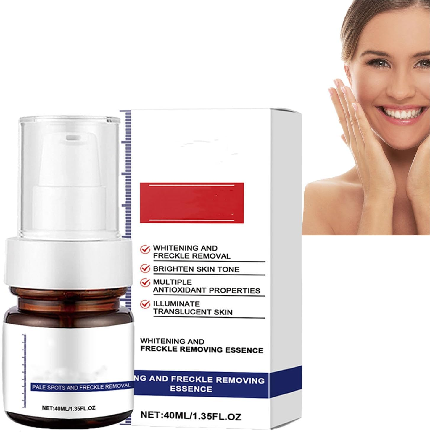 Aobenz Serum, Aobenz Spot Remover Serum, Aobenz Whitening and Freckle Removing Essence, Hydrating and Moisturizing, Gentle Dark Spot Remover, Face Serum for Women (1Pcs) image number 1