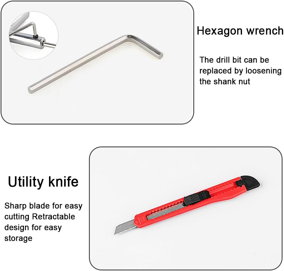 TOMVAES Tire Repair Kit - 68Pcs Heavy Duty Tire Repair Tools & Tire Repair Set,Heavy Duty Tire Tube Recovery Plugs for Car, Motorcycle,Tractor, RV, Suv,Lawn Mower image number 4