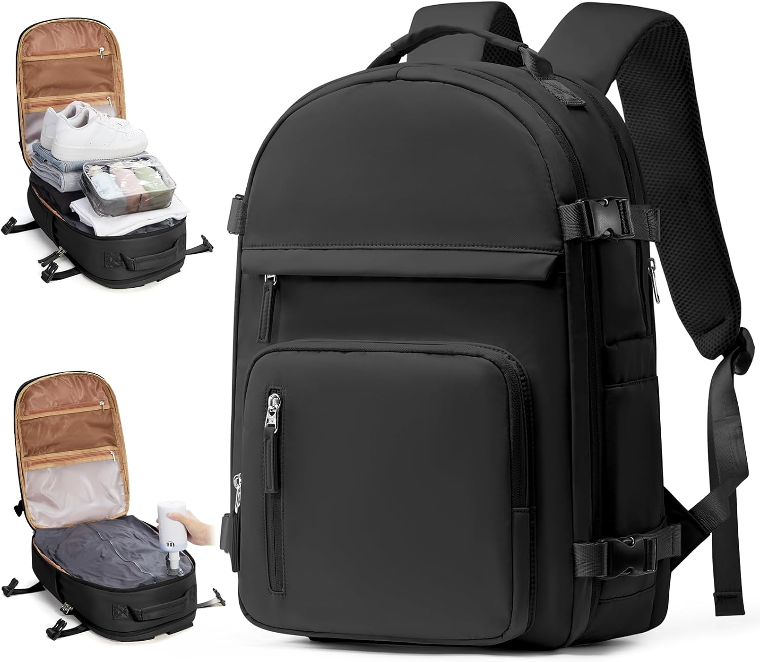 Coofay Vacuum Backpack Travel with Pump