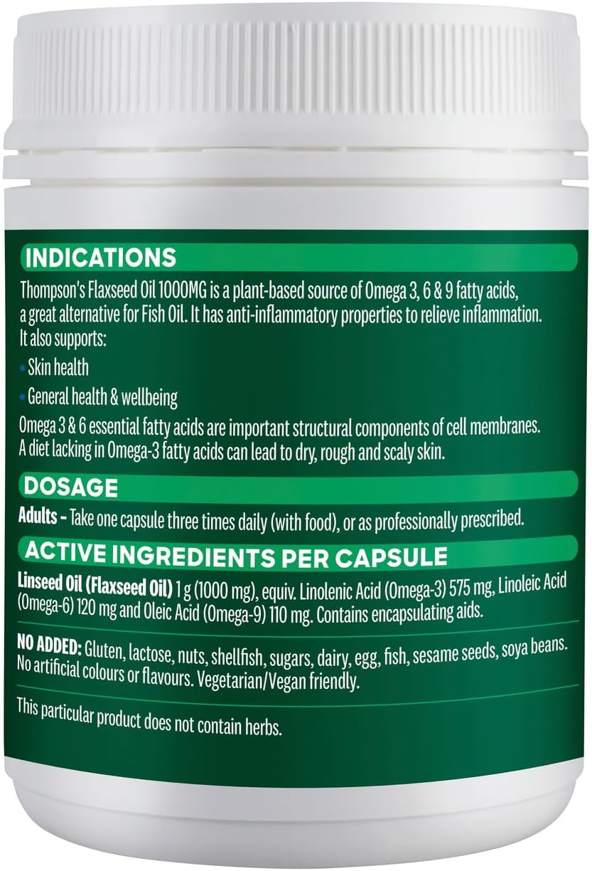 Flaxseed Oil 1000Mg 200 Vegi-Caps image number 2