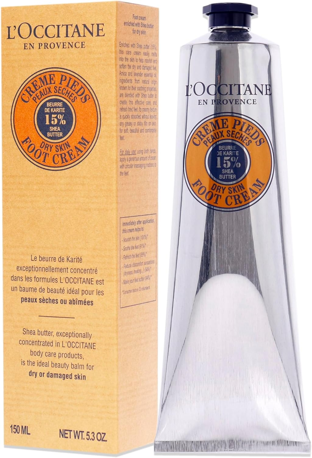 Loccitane Shea Butter Foot Cream - Dry Skin, 150 Ml