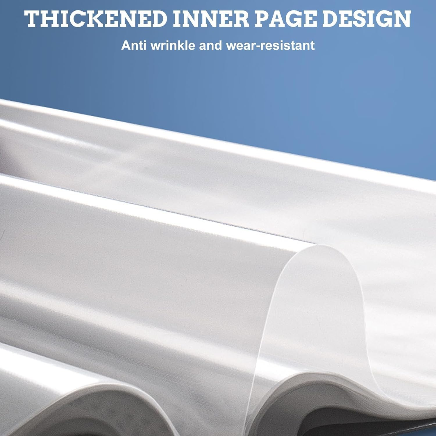 A4 Size File Document Folder Display Presentation Book Report Cover Clear Pockets Pastel Colours Durable Sleeves School Office Business Report Study Paper Storage Organiser (1, Black X 30 Pockets) - 5, Clorful X 60 Pockets image number 5