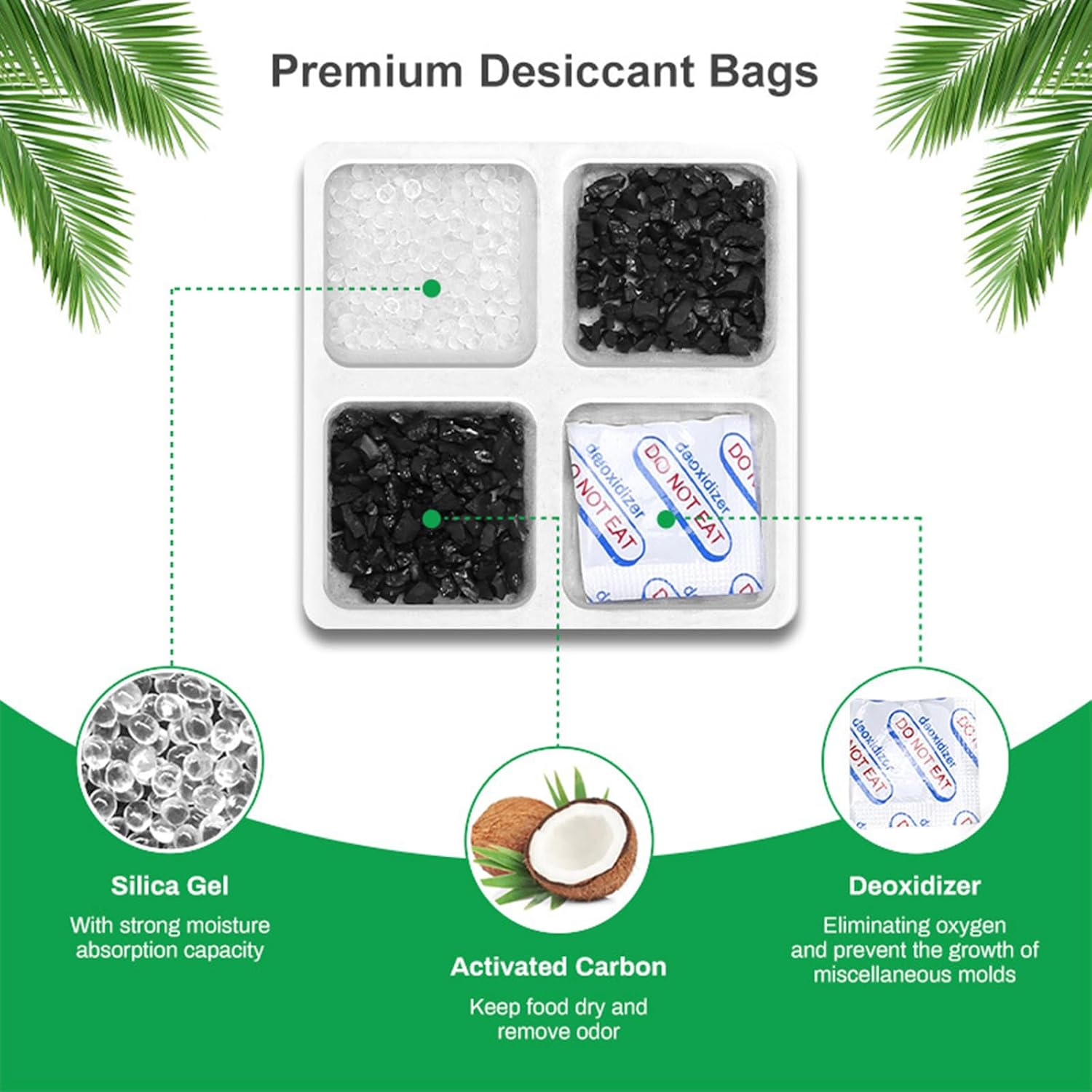 C-U for Petlibro 5L/3L Automatic Feeder Pet Food - Desiccant - Bag, 12 Packs Desiccant Packets Keep Cat Food & Dog Food Dry and Fresh image number 3