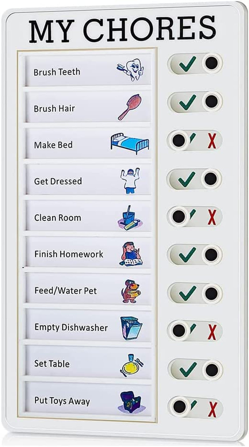 Kids Chore Chart, Chore Chart Memo Boards PVC Material for Family for Office My Chores