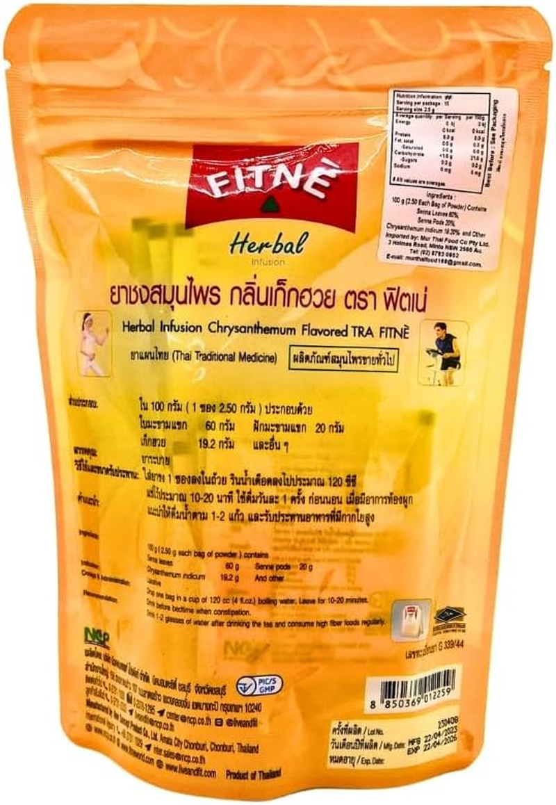 Fitne Herbal Tea Chrysanthemum 20G - 20 G image number 4