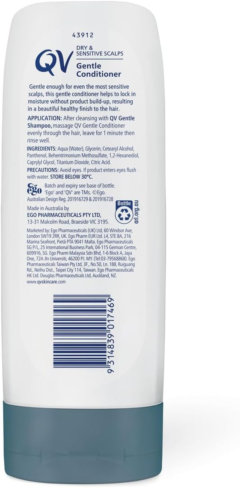 Ego Qv Gentle Conditioner 250 G image number 3
