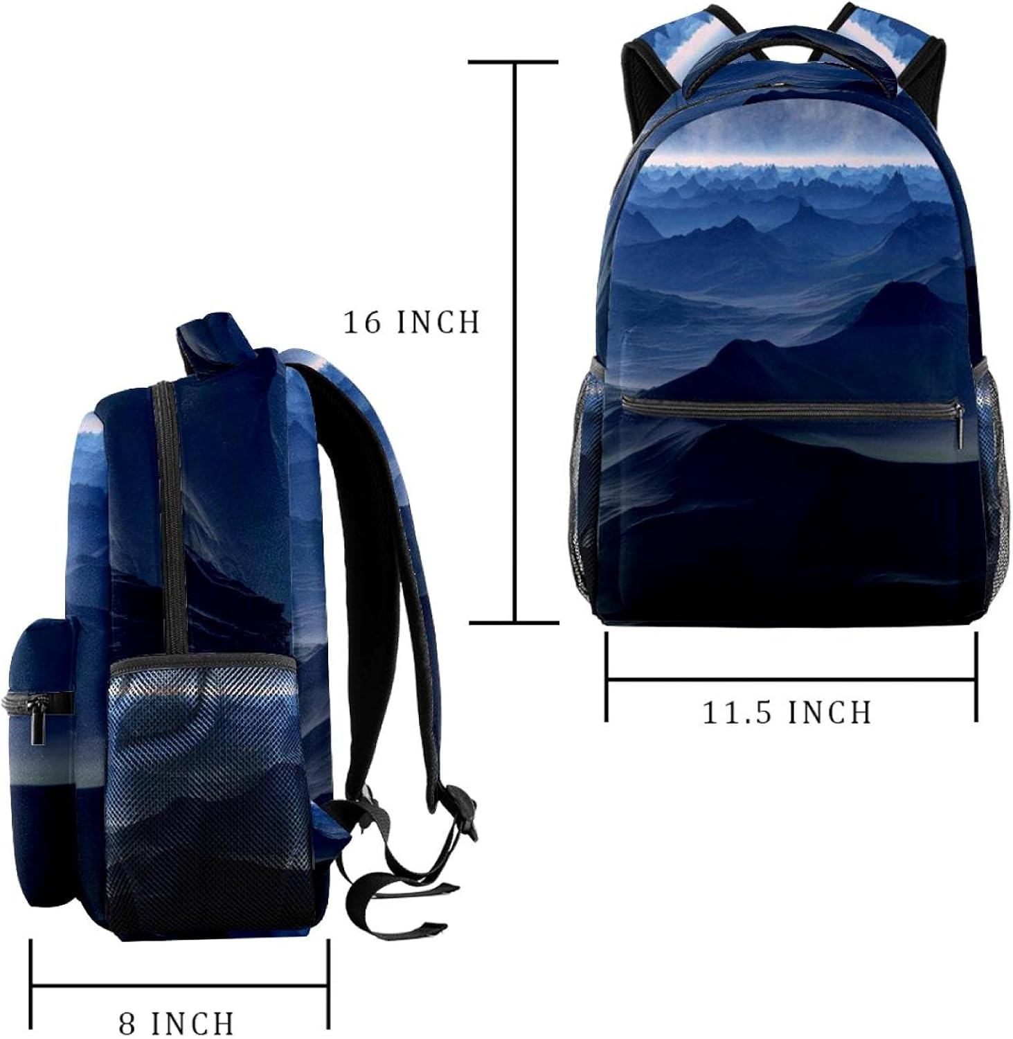 Planet Sience Fiction Fantasy World Backpack Students Shoulder Bags Travel Bag College School Tote Backpacks